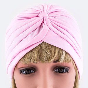 Pink Turban Knotted Twist Cap Shady Pines Chic
